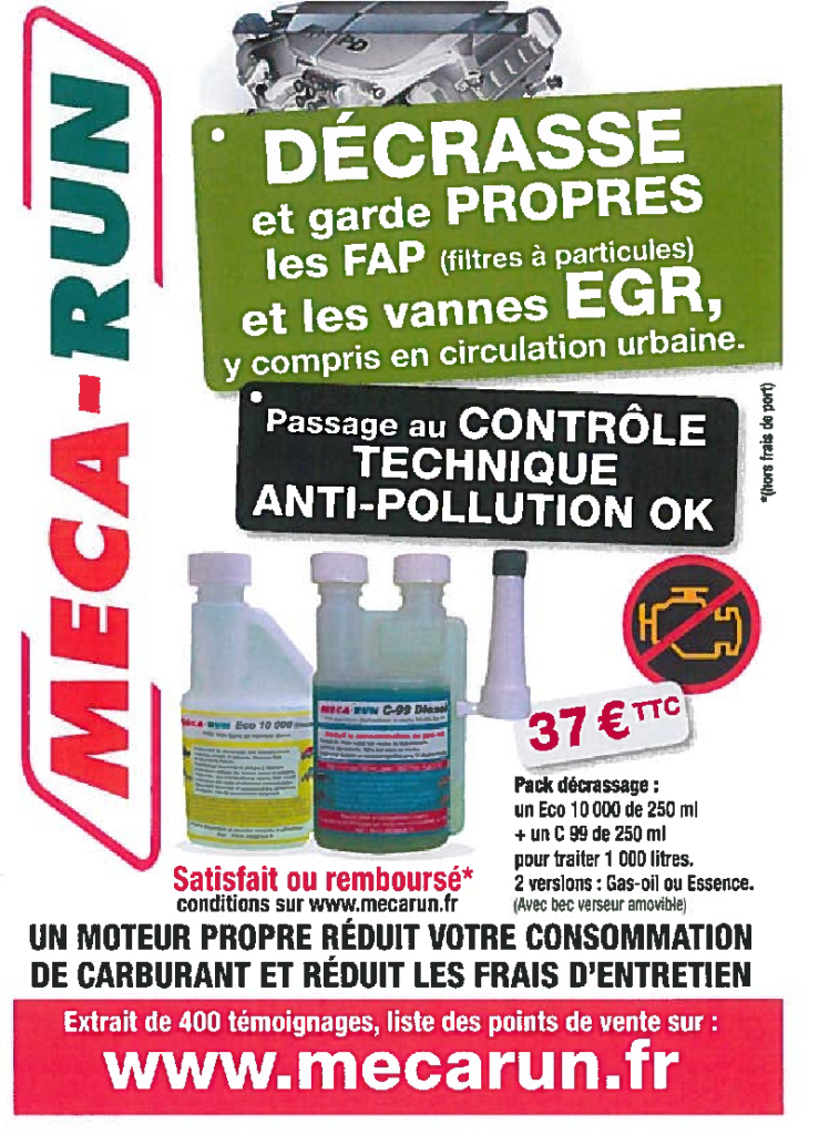 Huile 2 temps Ethanol - Pasa la ITV con Mecarun, ahorro de carburante,  descarboniza la EGR y el Filtro de partículas, baja los gases  contaminantes, limpieza interna del motor, antidesgaste del motor