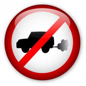 Bouton "Interdiction Gros 4x4 Polluants"