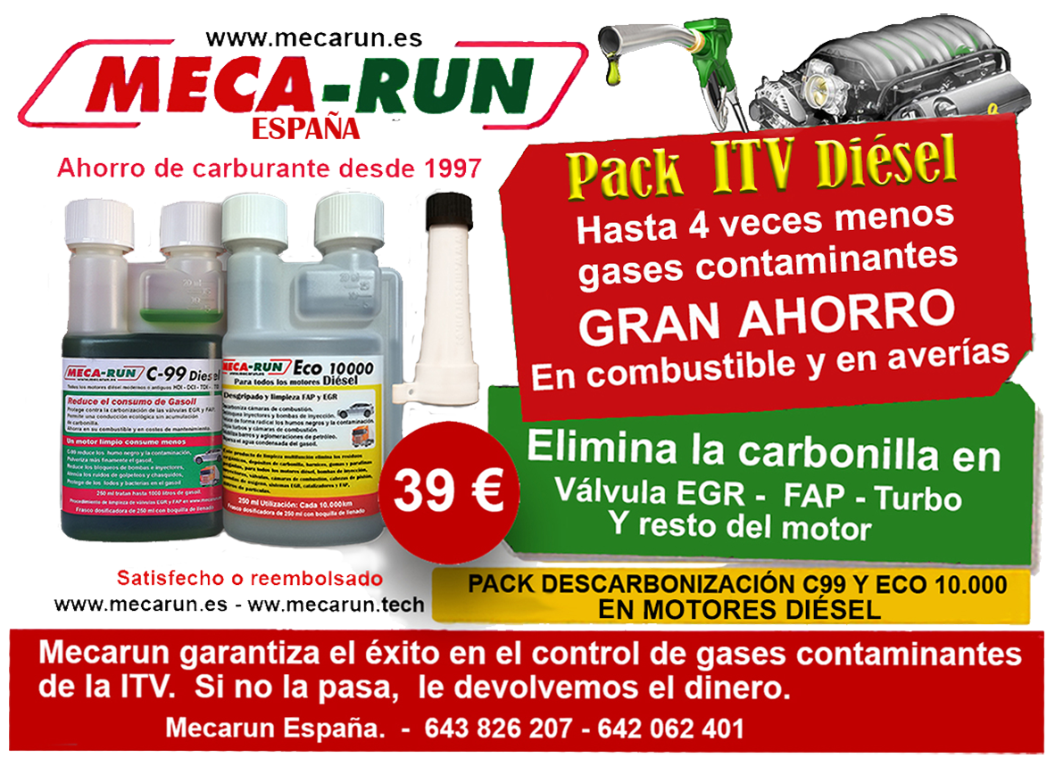 Eco Limpiador Carbonilla 250 ML - Eco Carburante Motor